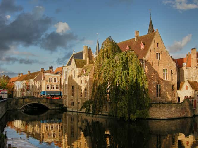 Typical view of Bruges