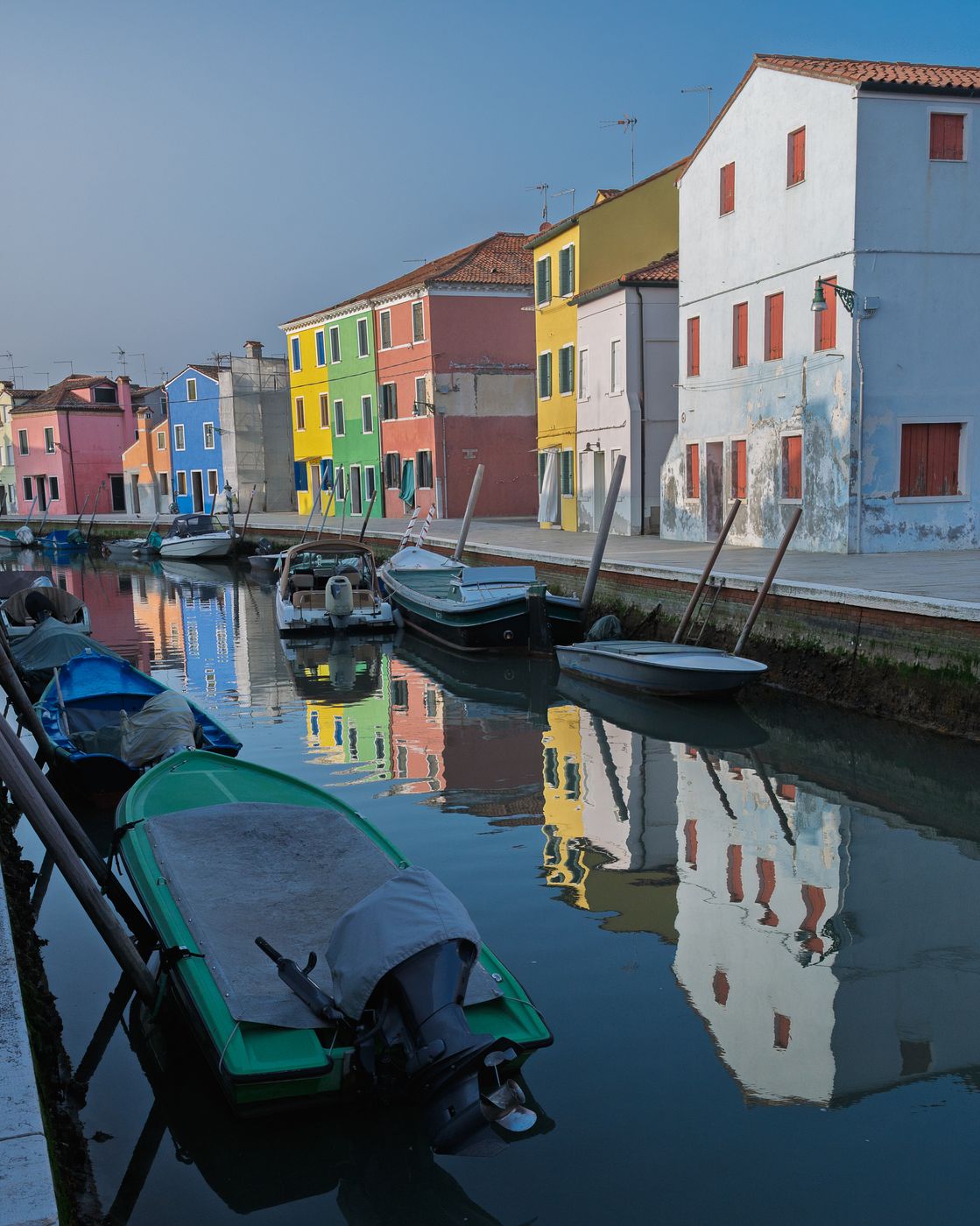 Colourful houses from Burano, Italy
