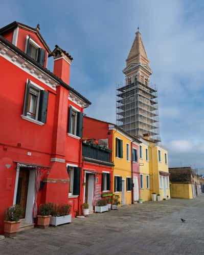 Colourful houses from Burano