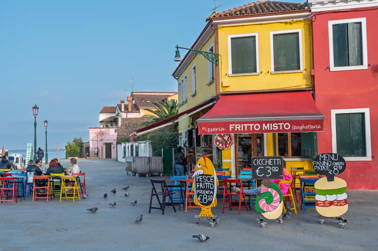 Colourful houses from Burano