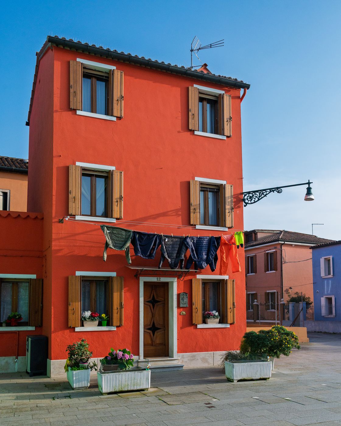 Colourful houses from Burano, Italy