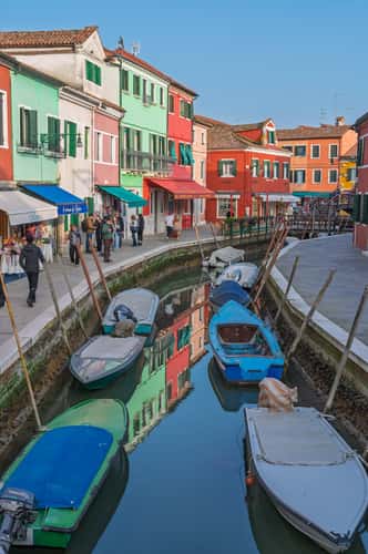 Colourful houses from Burano