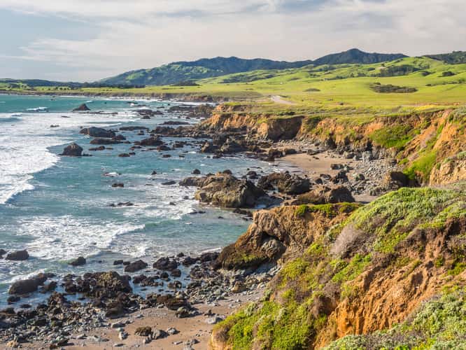 Costline view at Highway 1