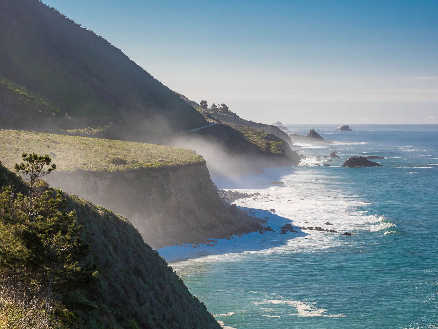 Costline view at Highway 1, USA