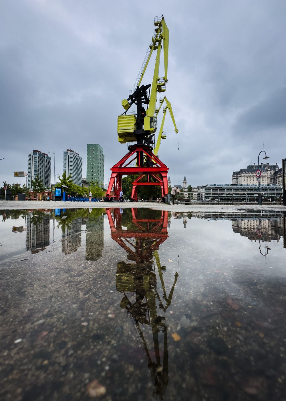 Cranes at Puerto Madero, Argentina