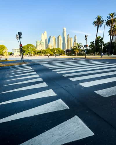 Crosswalk at Puerto Madero