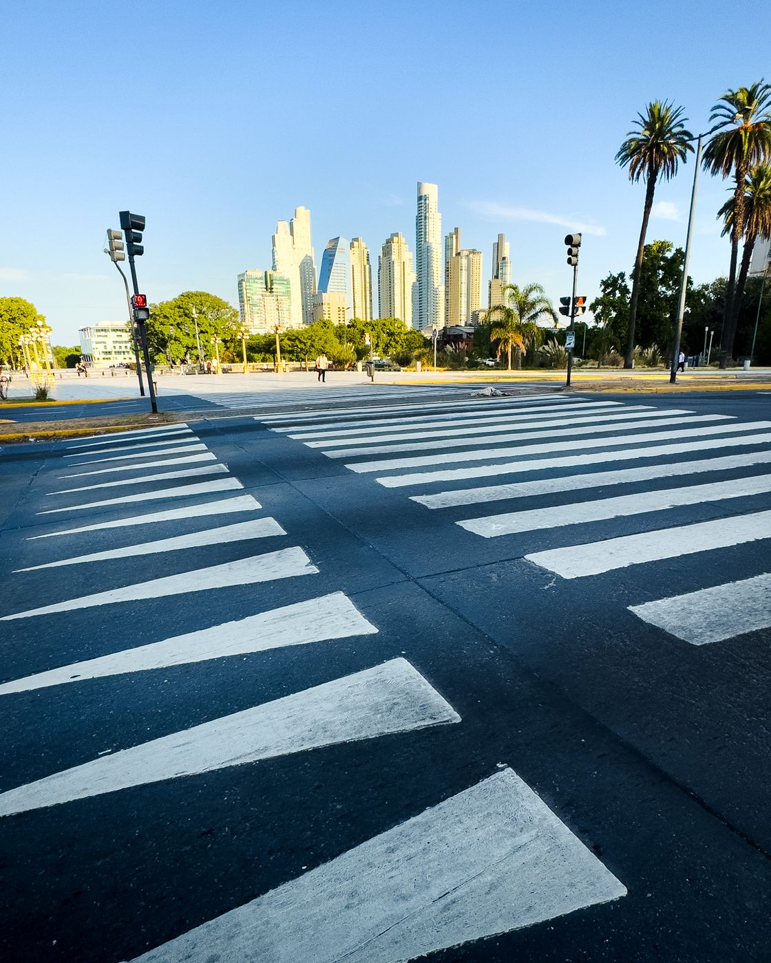 Crosswalk at Puerto Madero, Argentina
