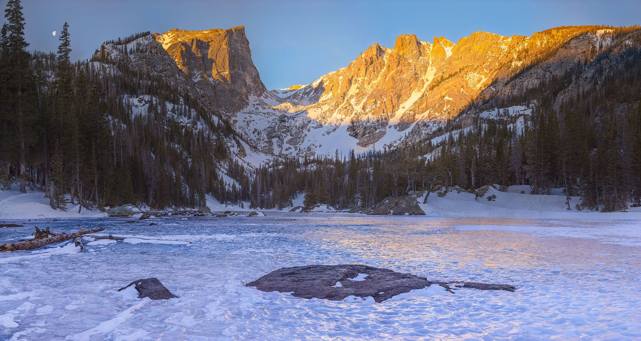 Dream Lake (Colorado; Rocky Mountain National Park), USA