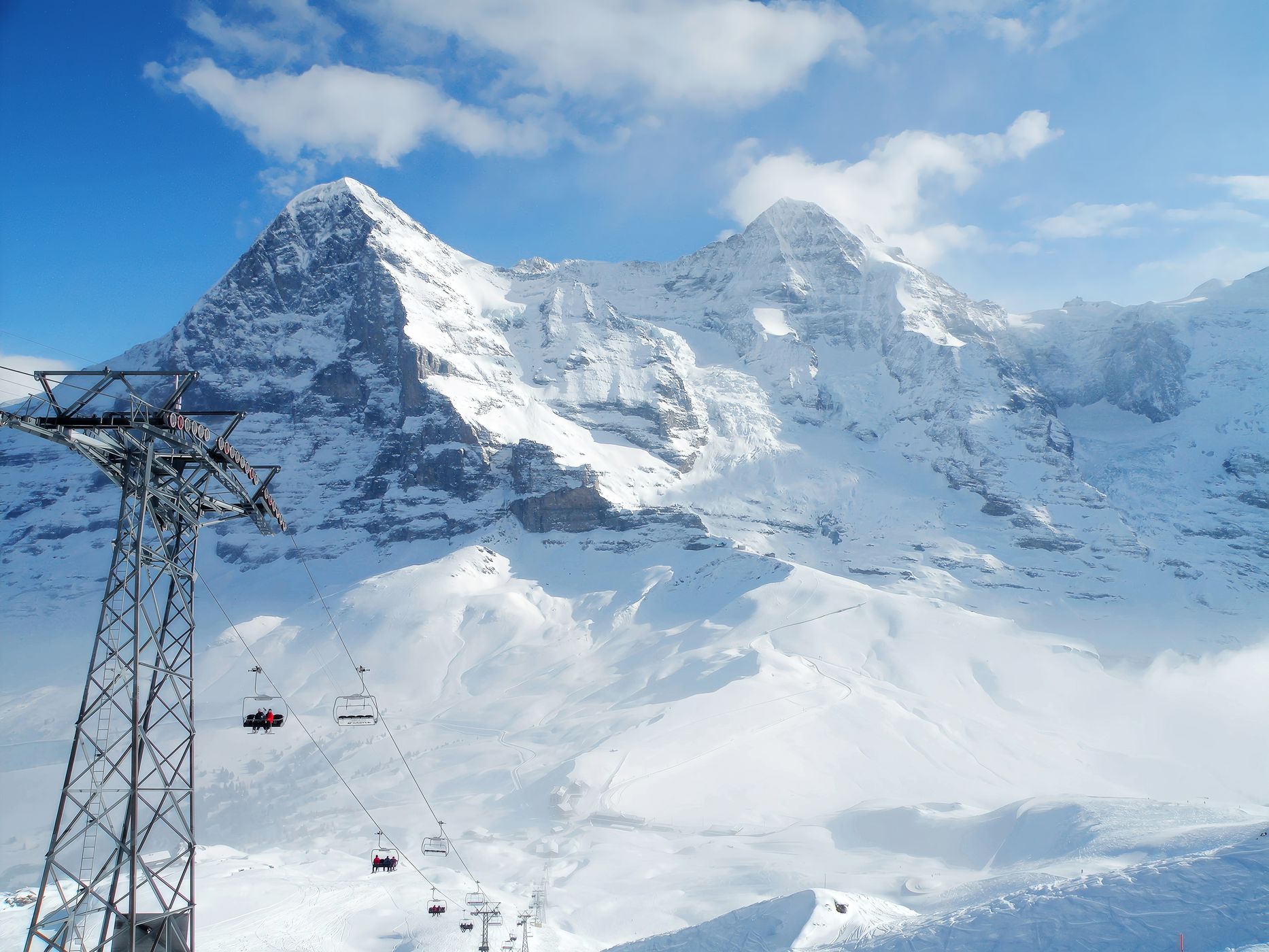 Eiger-Nordwand and the Kleine Scheidegg, Switzerland