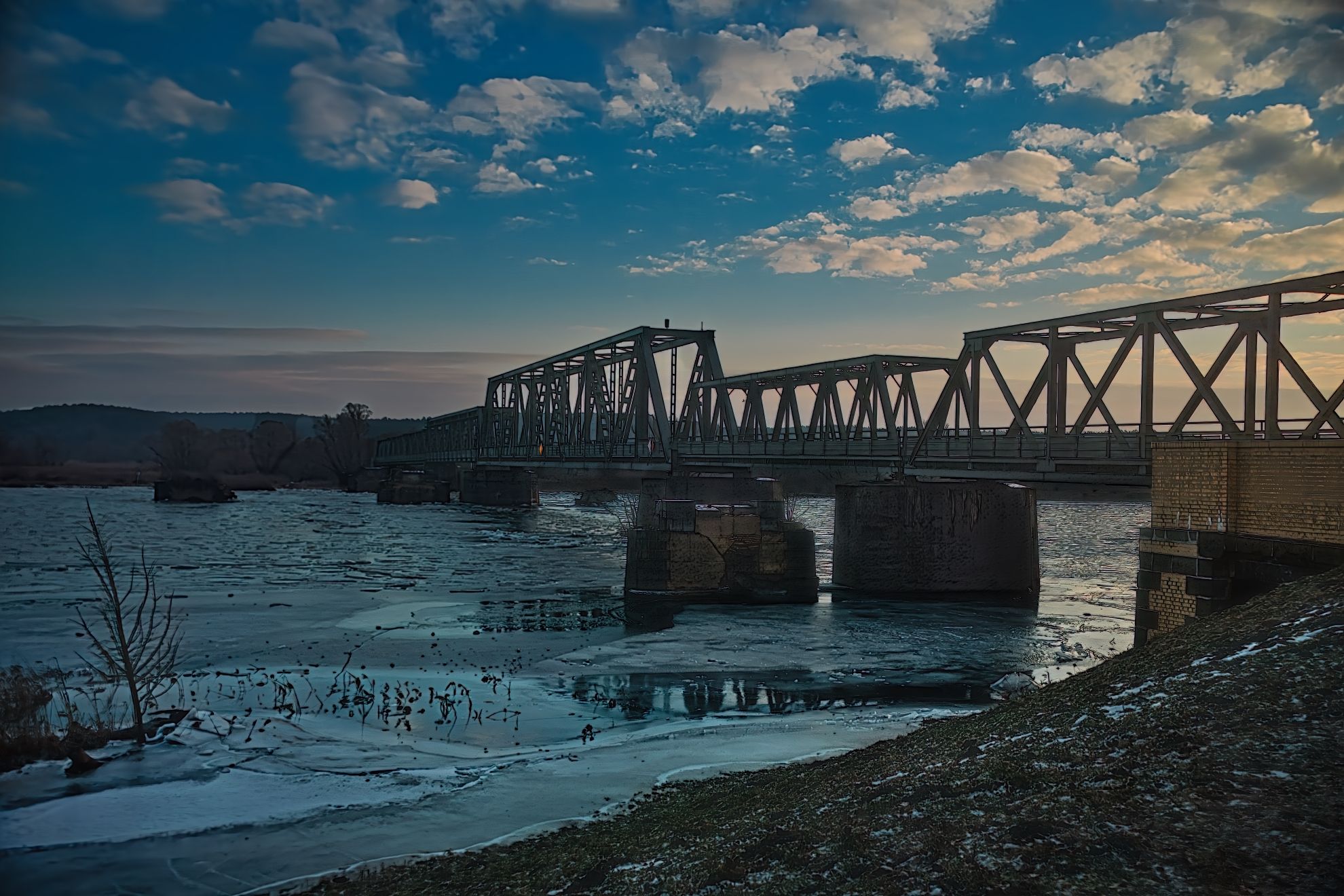 Europe Bridge Neurüdnitz, Poland