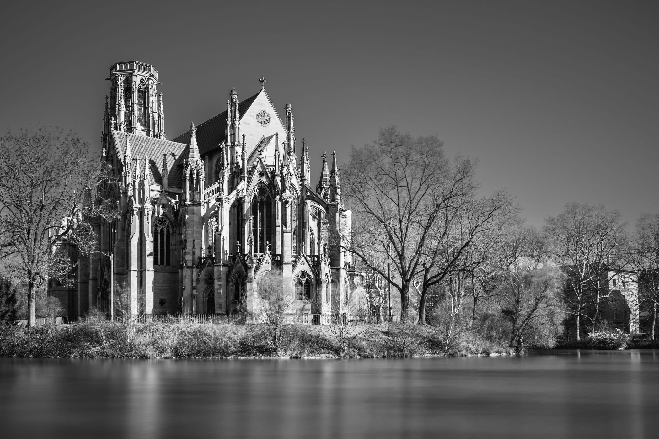 Feuersee / Johanneskirche, Stuttgart, Germany