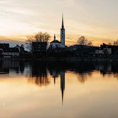 Frymburk sunset view, Czech Republic