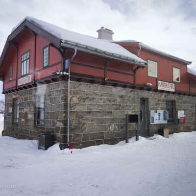 Haugastol Station, Oslo to Bergen Railway, Haugastol, Norway