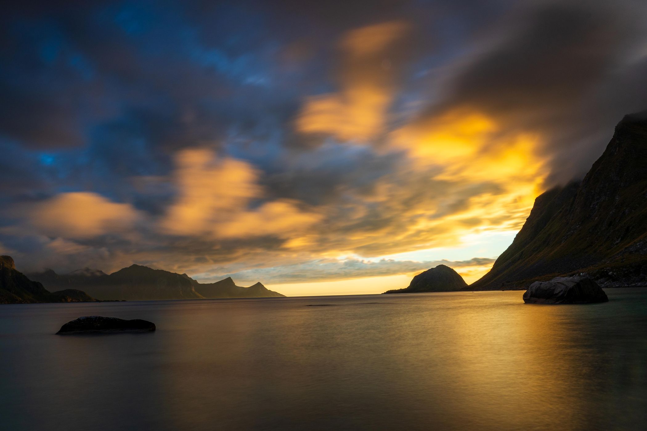 Haukland Beach, Lofoten, Norway