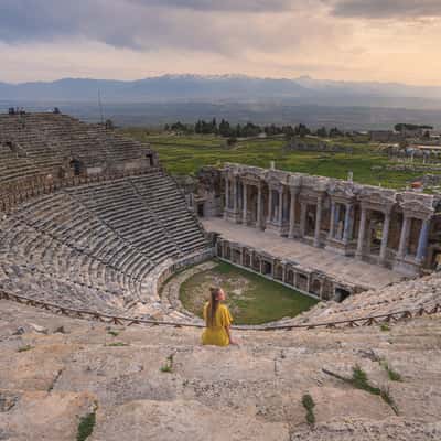 Hellenistic theatre, Hierapolis, Turkey (Türkiye)
