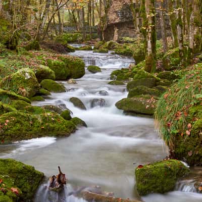Hérisson river, France