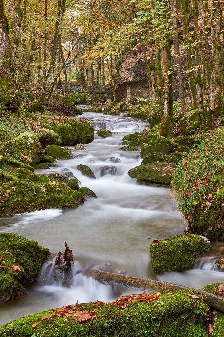 Hérisson river, France
