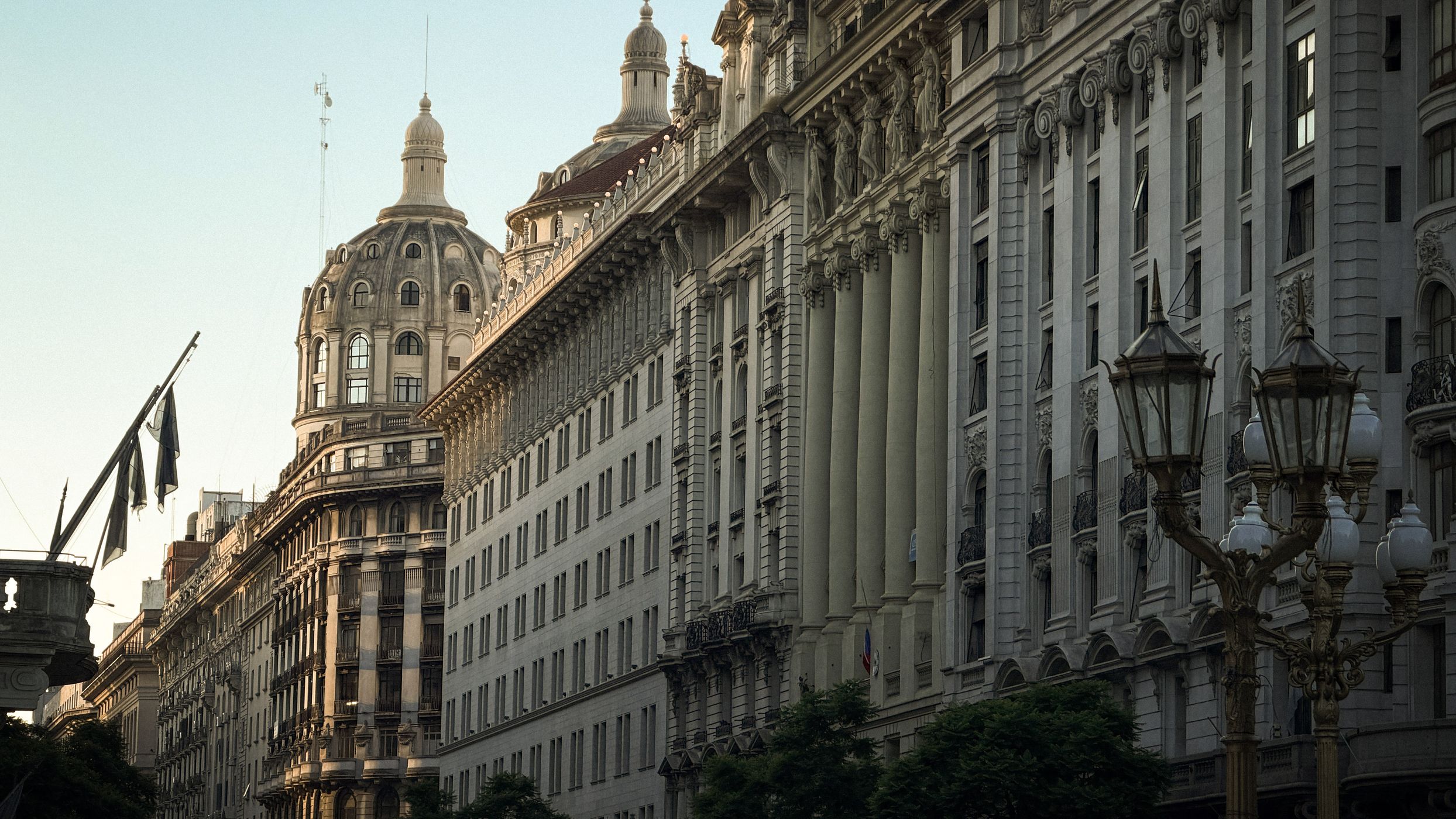 Historical buildings near Plaza de Mayo, Buenos Aires, Argentina