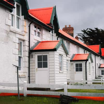 Houses at Ross Rd, Port Stanley, Falkland Islands (Malvinas)