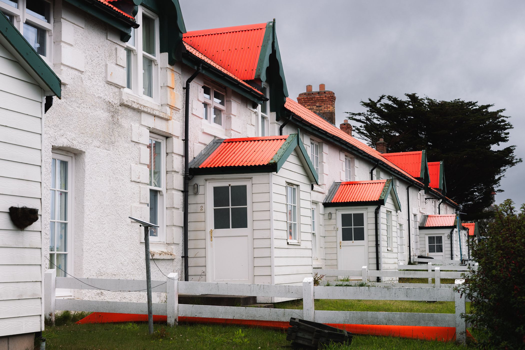 Houses at Ross Rd, Port Stanley, Falkland Islands (Malvinas)