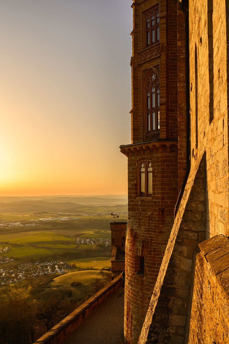 Inner courtyard Hohenzollern Castle, Germany