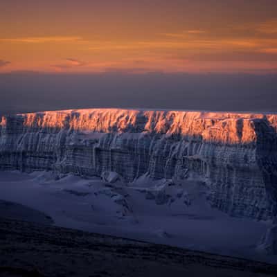 Kilimanjaro, the last glacier, Tanzania