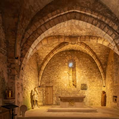 La Couvertoirade - Saint Christol church, France