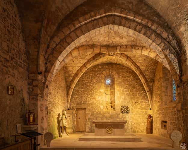 La Couvertoirade - Saint Christol church