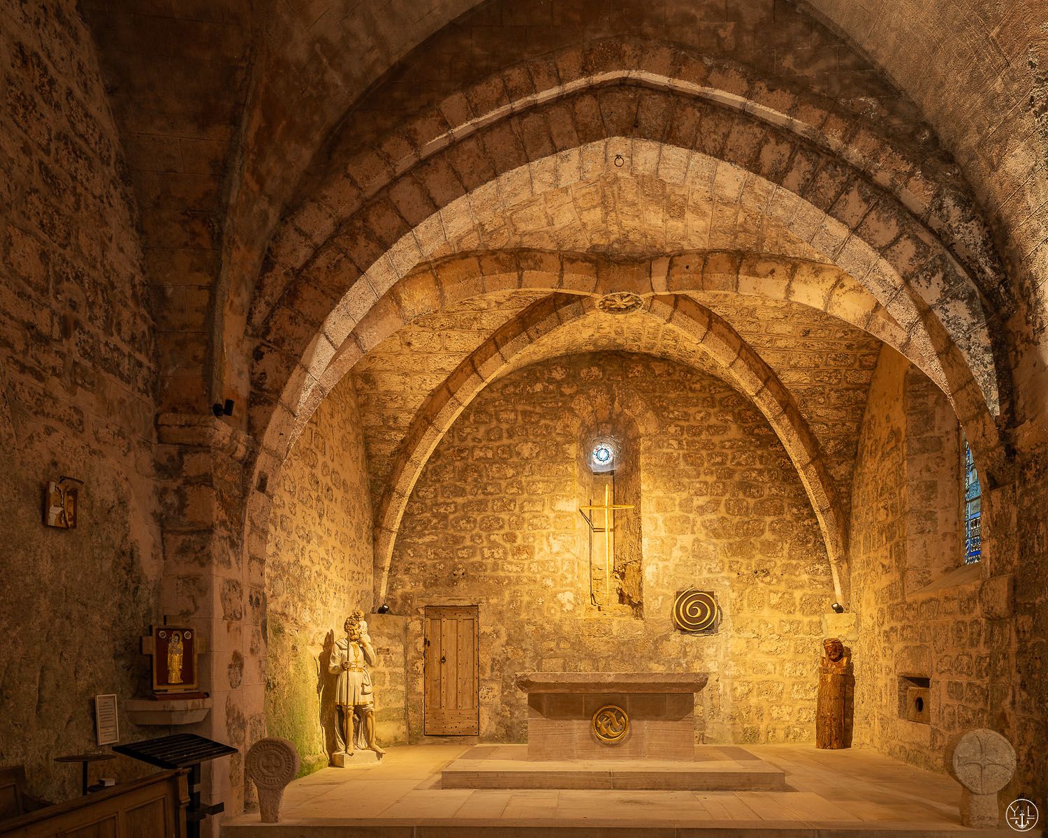 La Couvertoirade - Saint Christol church, France