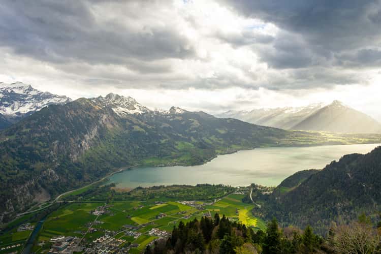 View from Harder Kulm