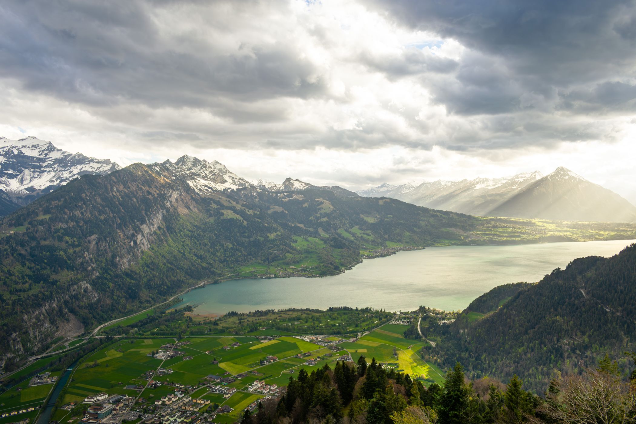 View from Harder Kulm, Switzerland