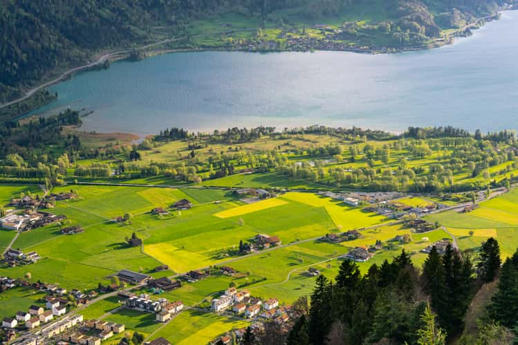 View from Harder Kulm