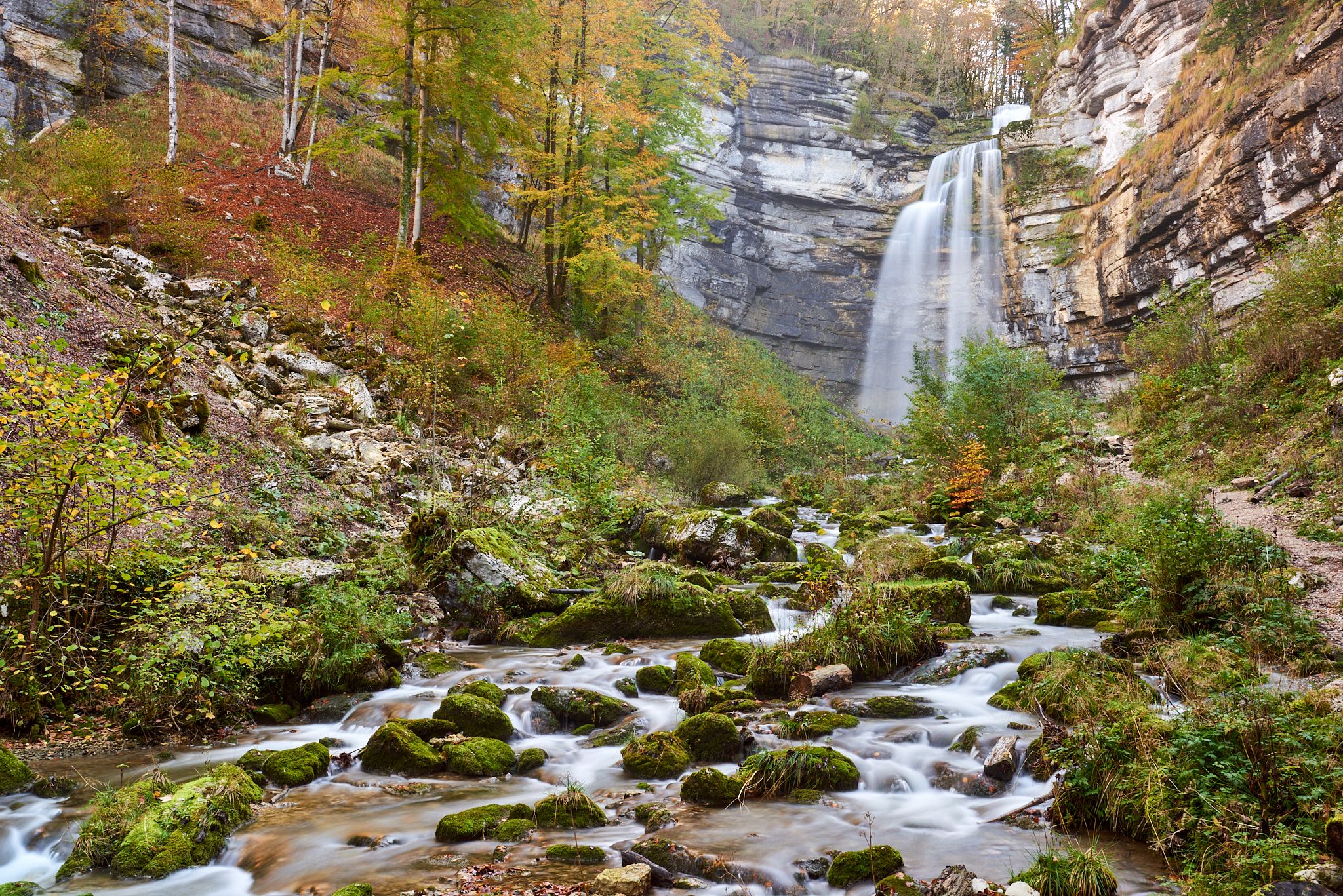 Le Grand Saut - Cascades du Hérisson, France