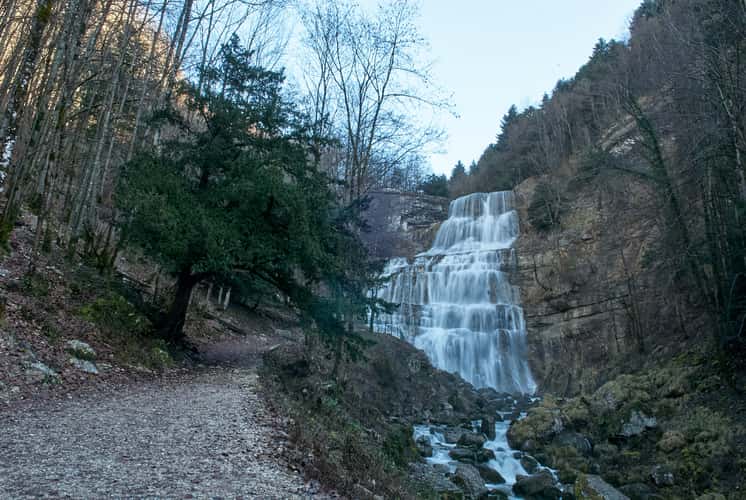 L'Éventail - Cascades du Hérisson