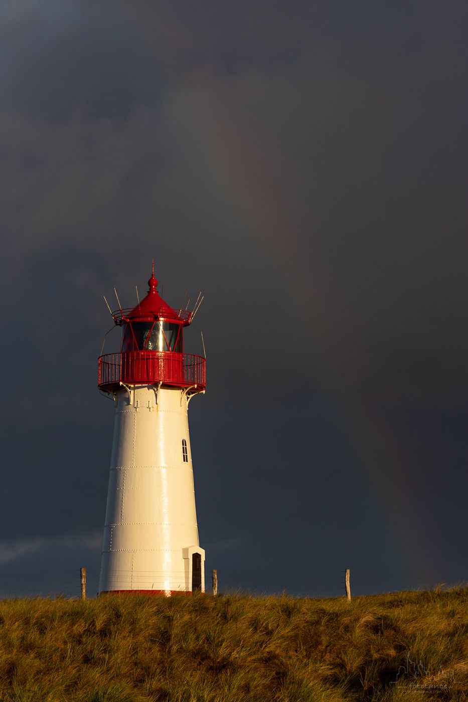 Lighthouse List-West on the island of Sylt, Germany