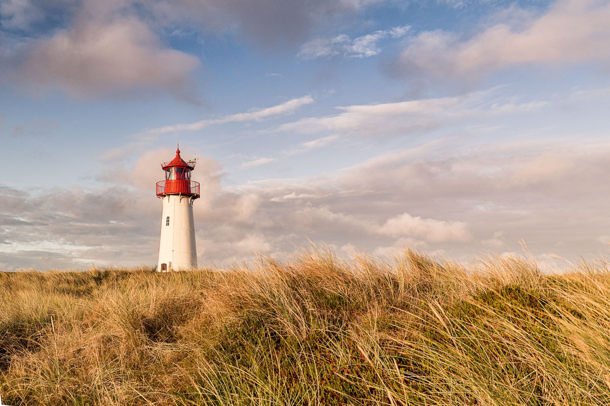 Lighthouse List-West on the island of Sylt, Germany
