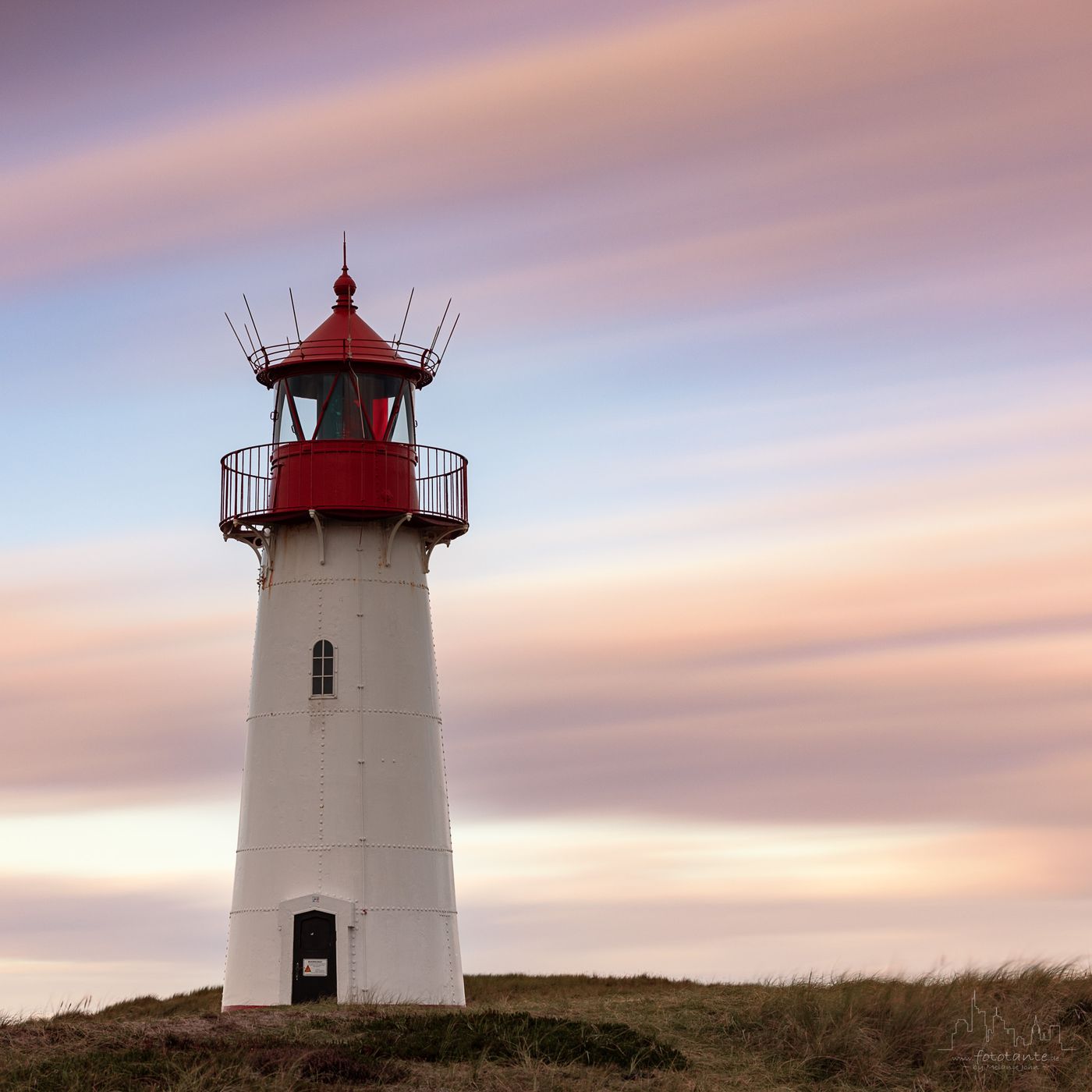 Lighthouse List-West on the island of Sylt, Germany