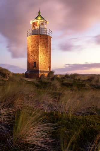 Lighthouse Quermarkenfeuer Rotes Kliff, Kampen