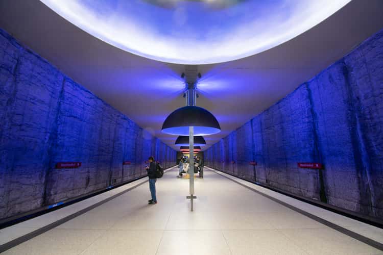 Metro station Westfriedhof, Munich