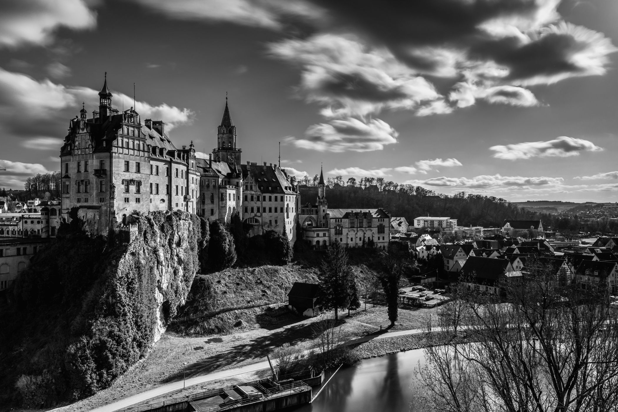 Mühlberg viewpoint in Sigmaringen, Germany