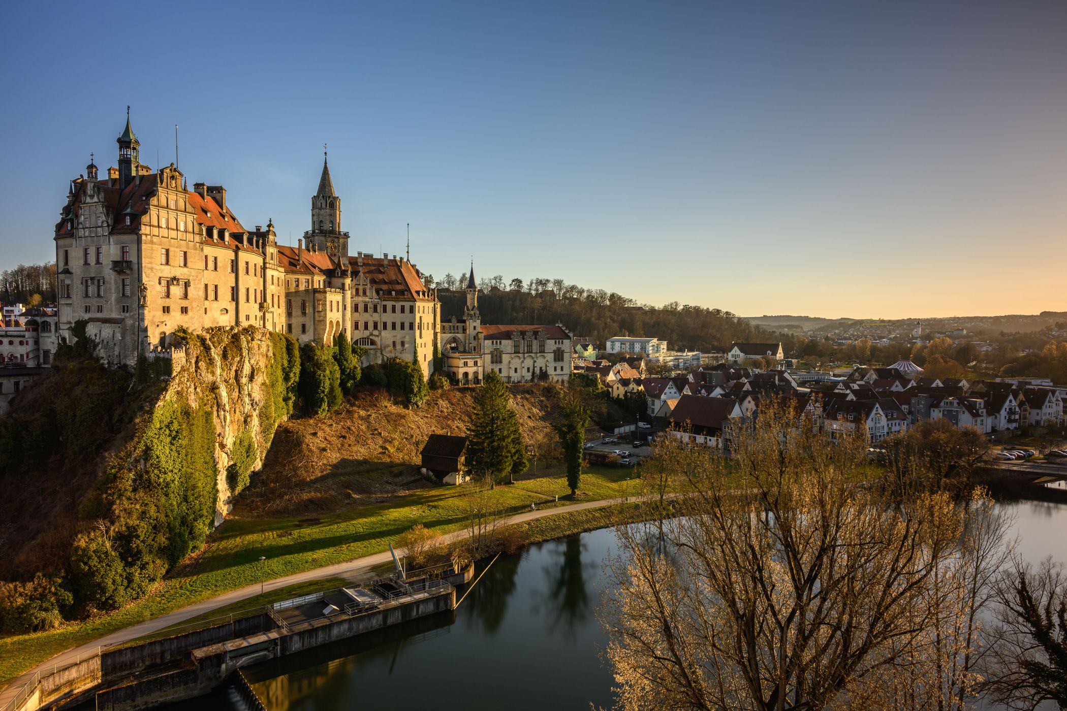 Mühlberg viewpoint in Sigmaringen, Germany