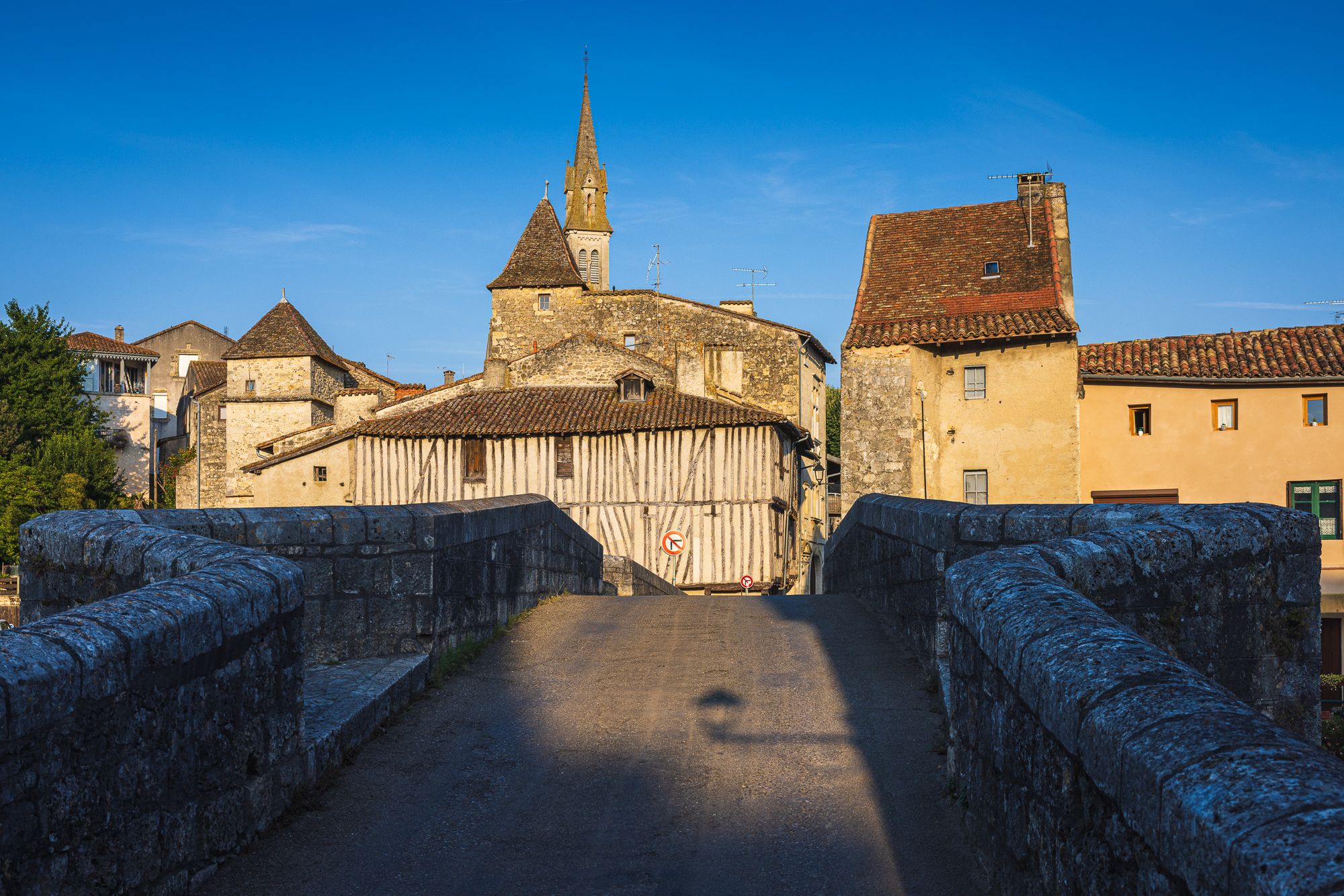 Nérac town, France
