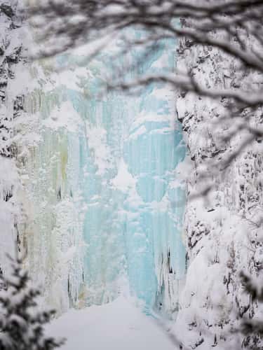 Njupesskär Waterfall, Fulufjället National Park