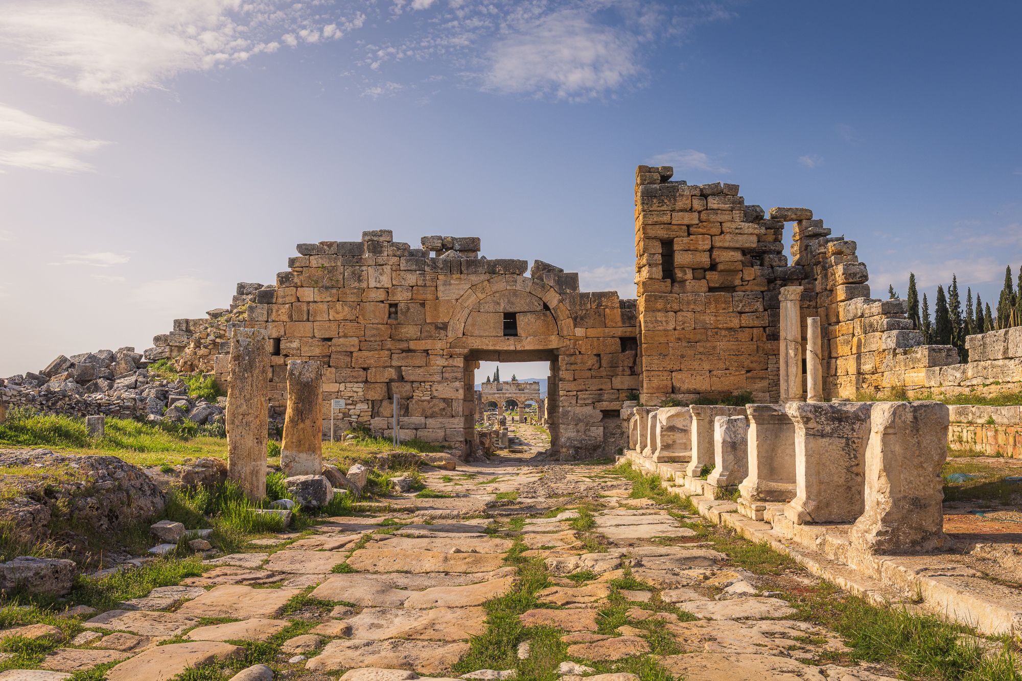 Nordtor (Northern Gate) of Hierapolis, Turkey (Türkiye)