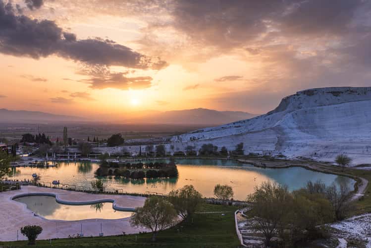 Pamukkale's terraces