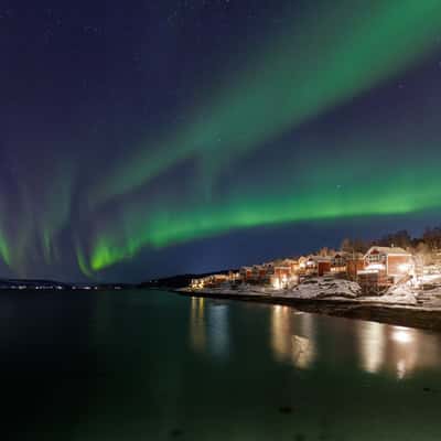 Polarlichter im  Malangen Resort, Norway