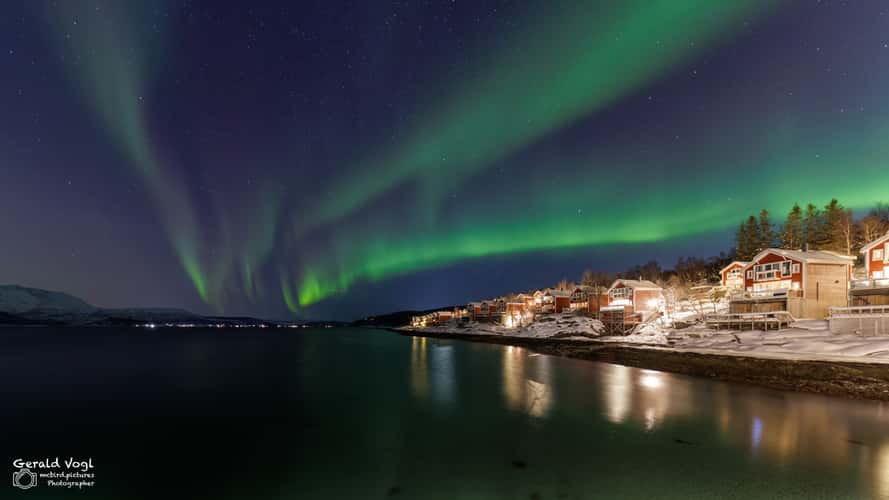 Polarlichter im  Malangen Resort