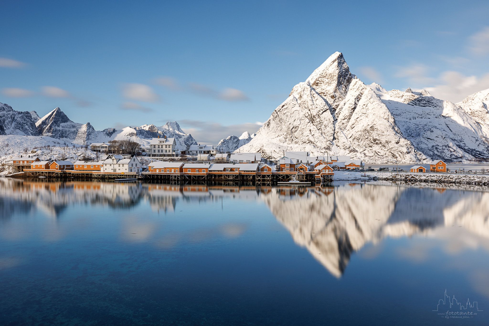 Reine view to Sakrisøya, Norway