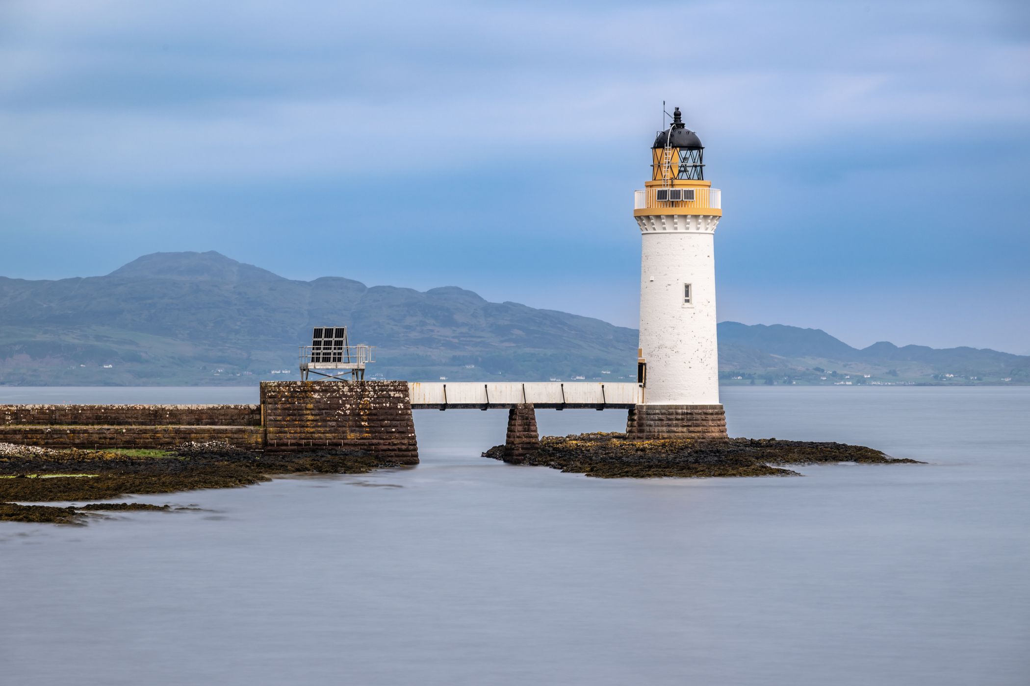 Rubha nan Gall Lighthouse, Isle of Mull, Tobermory, Scotland, United Kingdom