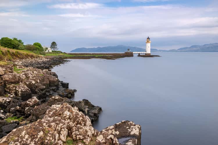 Rubha nan Gall Lighthouse, Isle of Mull, Tobermory, Scotland